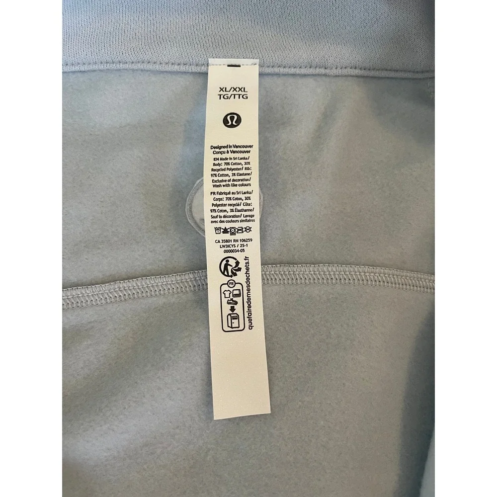 NWT Lululemon Scuba Oversized Funnel Neck Half Zip Long - Picture 5 of 12